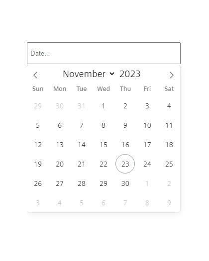 Custom Web Control component for WinCC Unified allows you
to make your SCADA interface more user friendly. In situations where
you need to select a date or date range, it is much more convenient to
use the familiar Date Picker interface. For example, when generating reports.

-  Huge number of localisations for different regions of the globe
- Familiar Web-based interaction interface
- Example TIA Portal V18 project included